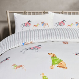 Smart Living Luxury Soft Reversible Pooches In Jumpers Duvet Cover & Pillowcases - thumbnail 5