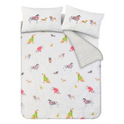 Smart Living Luxury Soft Reversible Pooches In Jumpers Duvet Cover & Pillowcases - thumbnail 6