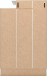 Seconique Nevada Petite Open Shelf Wardrobe White Gloss Finish - thumbnail 5