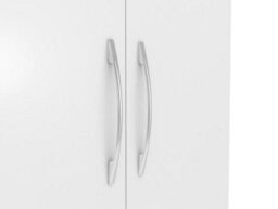 Seconique Nevada Petite Open Shelf Wardrobe White Gloss Finish - thumbnail 4