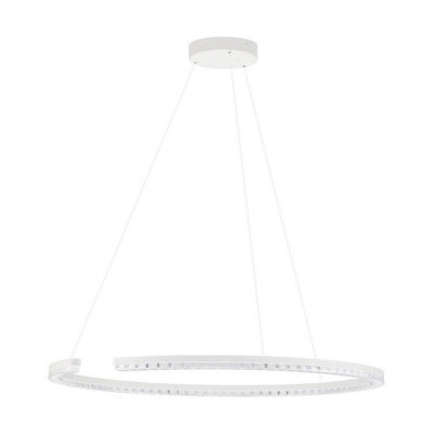 Luminosa Lighting Luminosa Greamy 85Cm Integrated Led Pendant Ceiling Light Sandy White Triac Dimmable Led 43W 2795Lm 3000K - image 1
