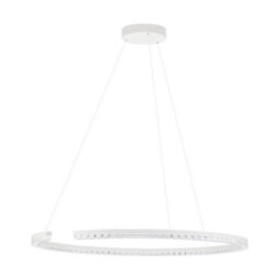 Luminosa Lighting Luminosa Greamy 85Cm Integrated Led Pendant Ceiling Light Sandy White Triac Dimmable Led 43W 2795Lm 3000K - thumbnail 1