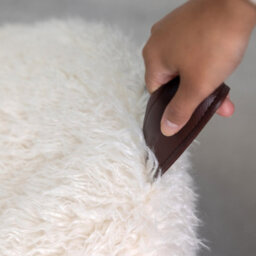 Icon Cocoon Faux Fur Bean Bag Natural Bean Bag Chairs - thumbnail 4