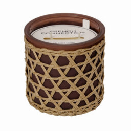 French Connection Large Scented Candle Jar - Black Cherry & Cedarwood - thumbnail 1