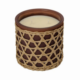 French Connection Large Scented Candle Jar - Black Cherry & Cedarwood - thumbnail 3