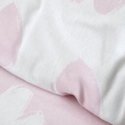Catherine Lansfield Brushed Cotton Hearts Reversible Duvet Cover Set With Pillowcase Pink - thumbnail 4
