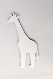 Marco Paul Wall Mounted White Wooden Night Light Giraffe - thumbnail 3