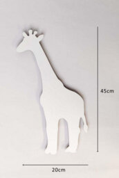 Marco Paul Wall Mounted White Wooden Night Light Giraffe - thumbnail 2