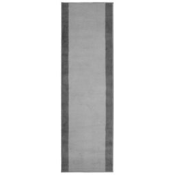 Bravich Hard Wearing Hessian Backed Stair Runner Kitchen Mat - Texas Grey Border - 60X300Cm (2'x10') - thumbnail 2