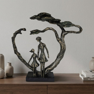 Garden Greatness Contemporary Mother And Daughter Sculpture - image 1