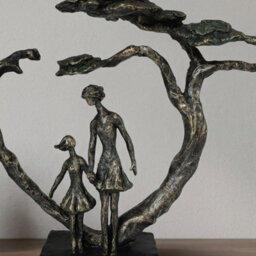 Garden Greatness Contemporary Mother And Daughter Sculpture - thumbnail 2