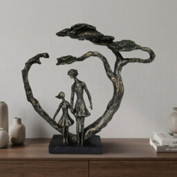 Garden Greatness Contemporary Mother And Daughter Sculpture - thumbnail 1