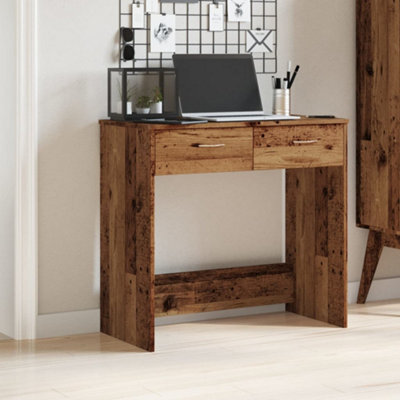 Berkfield Desk Old Wood 80X40X75 Cm Engineered Wood - image 1