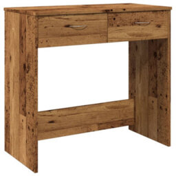 Berkfield Desk Old Wood 80X40X75 Cm Engineered Wood - thumbnail 2