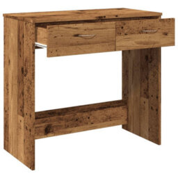 Berkfield Desk Old Wood 80X40X75 Cm Engineered Wood - thumbnail 6