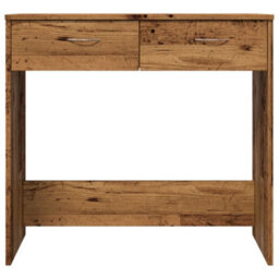 Berkfield Desk Old Wood 80X40X75 Cm Engineered Wood - thumbnail 5