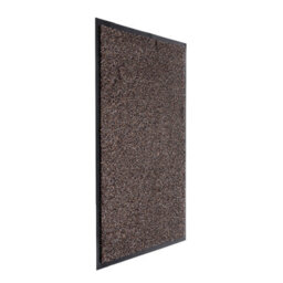 Sentry Barrington Cotton Washable Mat 20 X 33'' Dark Brown One Colour (One Size) - thumbnail 2