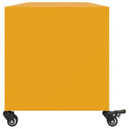 Berkfield Tv Cabinet Mustard Yellow 100.5X39X43.5 Cm Steel - thumbnail 7