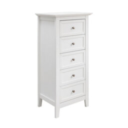 Nöa & Nani Noa & Nani Chest Of Drawers 5 Drawer Tall In Classic White Karlstad - thumbnail 9