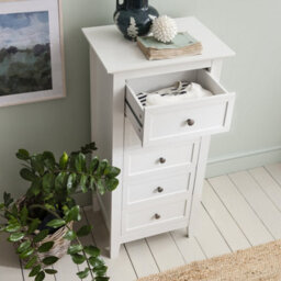 Nöa & Nani Noa & Nani Chest Of Drawers 5 Drawer Tall In Classic White Karlstad - thumbnail 7