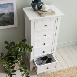 Nöa & Nani Noa & Nani Chest Of Drawers 5 Drawer Tall In Classic White Karlstad - thumbnail 4