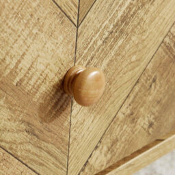 Coffee Table 1 Drawer Natural Open Storage Home Living Room Furniture Unit - thumbnail 5