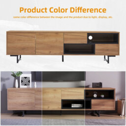 Abrihome Living Room Tv Cabinet,multi-Functional Storage Cabinet,with Open Storage Space Featuring 2 Drawers And 2 Doors For A 70-Inch Tv - thumbnail 6