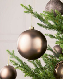 Werchristmas Mocha Extra Large Shatterproof Bauble Matt 15 Cm - thumbnail 3