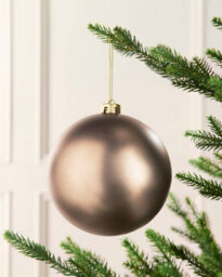 Werchristmas Mocha Extra Large Shatterproof Bauble Matt 15 Cm - thumbnail 2