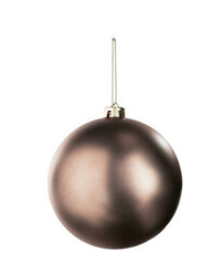 Werchristmas Mocha Extra Large Shatterproof Bauble Matt 15 Cm - thumbnail 1