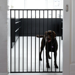 Bettacare Extra Tall Screw Fitted Pet Safety Gate, 62.5Cm - 106.8Cm, Black, 103.5Cm In Height, Puppy And Dog Stair Gate - thumbnail 8