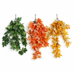 Leaf 70Cm Artificial Trailing Grape Ivy Plant Faux Hanging Foliage - Yellow - thumbnail 4