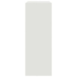Berkfield Sideboard White 67X39X107 Cm Steel - thumbnail 8