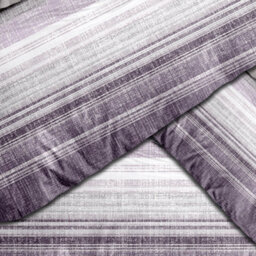 Neel Blue Double Printed Duvet Cover & 2 Matching Pillow Cases - Purple - thumbnail 4