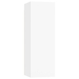 Berkfield 4 Piece Tv Cabinet Set White Engineered Wood - thumbnail 4