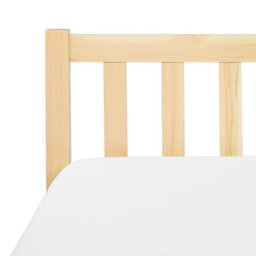 Beliani Bed Pine Wood Florac 180 X 200 Cm (Eu Super King) Light Brown - thumbnail 9