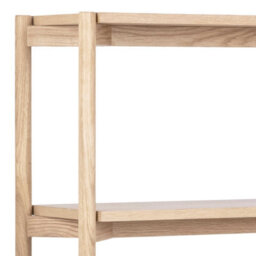 Wyld Haus Berrytwist White Oak Veneer Bookcase, 4 Open Shelves, Scandinavian Matt Finish - thumbnail 5