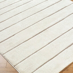 Livabliss Our Pnw Home Cascade-Modern Ivory Taupe Graphic High Pile Living Dining Bedroom Rug 80 X 220 Cm Easy Care, Non Shedding - thumbnail 6