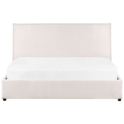 Beliani Ottoman Bed Velvet Lavaur 160 X 200 Cm (Eu King Size) Off-White - thumbnail 7