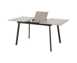 Seconique Avery Extending Dining Set With Avery Chairs - Concrete/grey Oak Effect/black/sapphire Blue Velvet - thumbnail 4