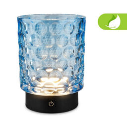 Briloner Led Table Lamp Mini Glass Deco Light Patio Rechargeable Battery Ip44 Dimmable