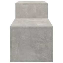 Berkfield Elegant Shoe Cabinet Concrete Grey 150X35X45 Cm Engineered Wood - thumbnail 6