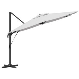 Berkfield Cantilever Roma Parasol Sand 286X285X265 Cm Aluminium - thumbnail 6