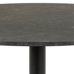 Furniture To Go Ibiza Round Dining Table In Black - thumbnail 5
