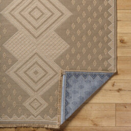 Livabliss Mystery-Washable Tan Beige Ivory Modern Living Dining Jute Rug 198 X 275 Cm Easy Care, Non Shedding - thumbnail 4