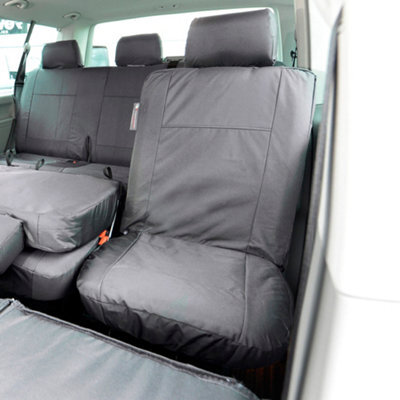 Uk Custom Covers 2Nd Row Single Seat Cover - To Fit Vw Transporter T6/t6.1 2015 Onwards - image 1
