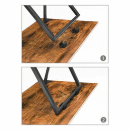 2 Pack Folding Tray Side Sofa Coffee Bedside End Tables - thumbnail 3