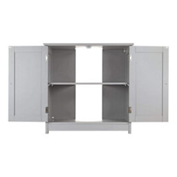 Under-Sink Storage Organizer Cabinet, Elegant Design For Bathroom Essentials, Easy To Clean - thumbnail 5