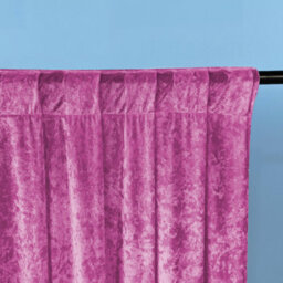Neel Blue 4X1M Crushed Velvet Backdrop, Photography Background Blackout Curtain - Pink - thumbnail 3