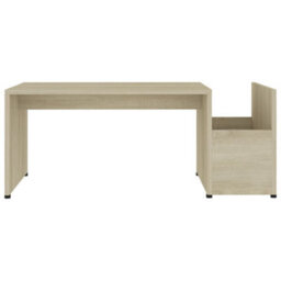 Berkfield Coffee Table Sonoma Oak 90X45X35 Cm Engineered Wood - thumbnail 4